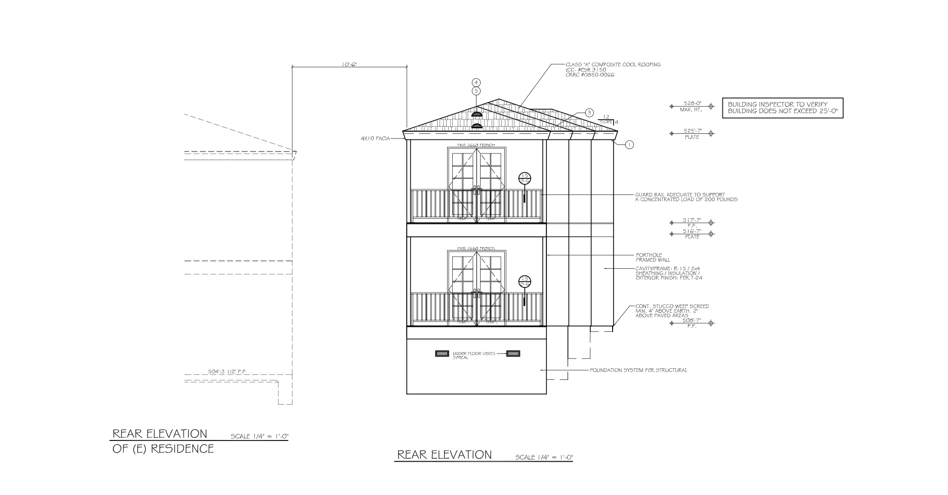 Rear Elevation