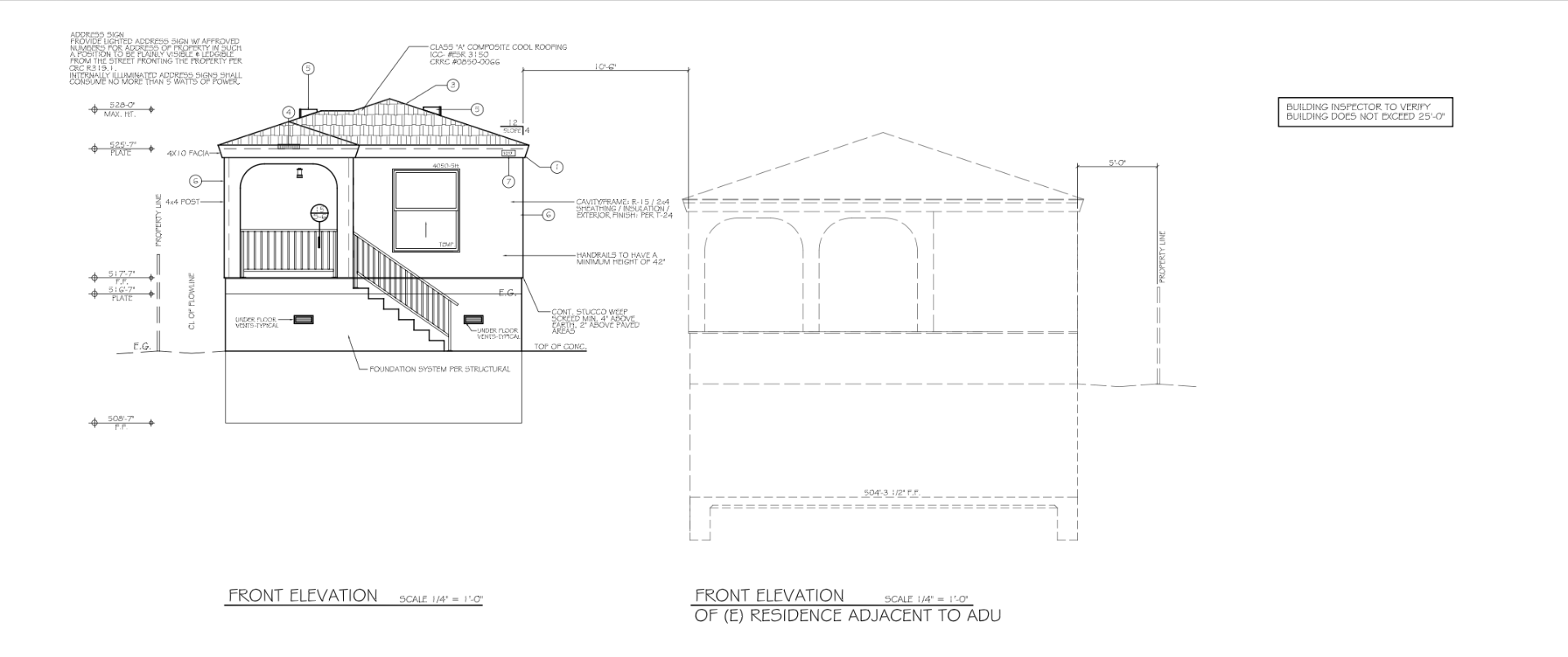 Front Elevation (A3)