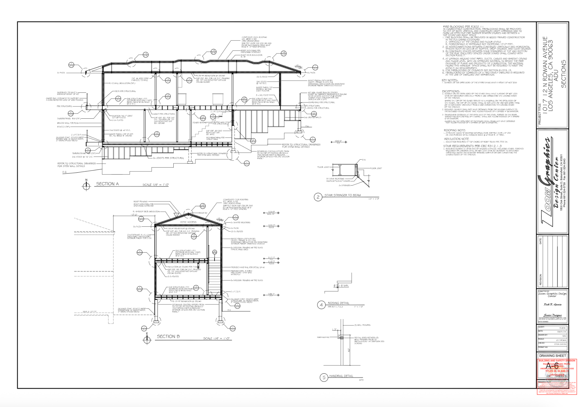 A6 · Sections + Details